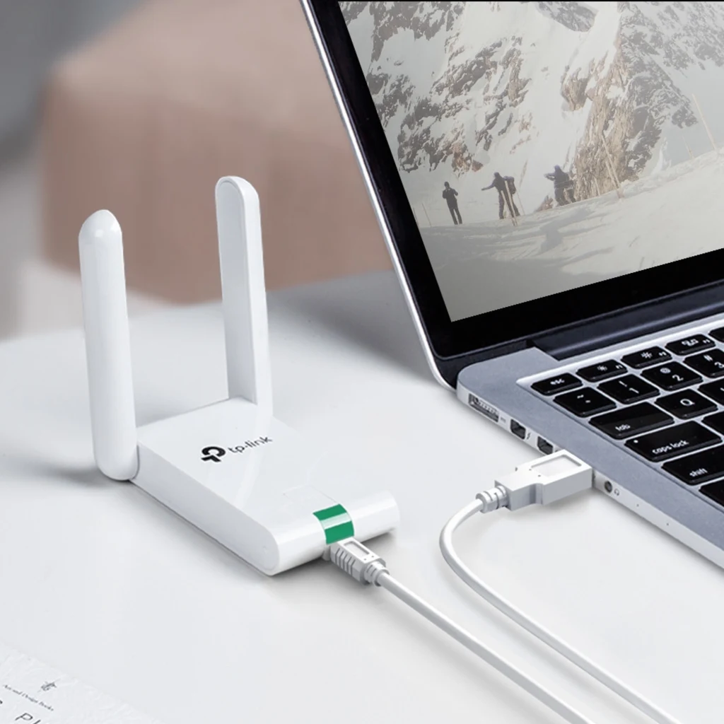 Imagen 1 de Adaptador USB Inalámbrico de Alta Ganancia 300Mbps TP-Link TL-WN822N