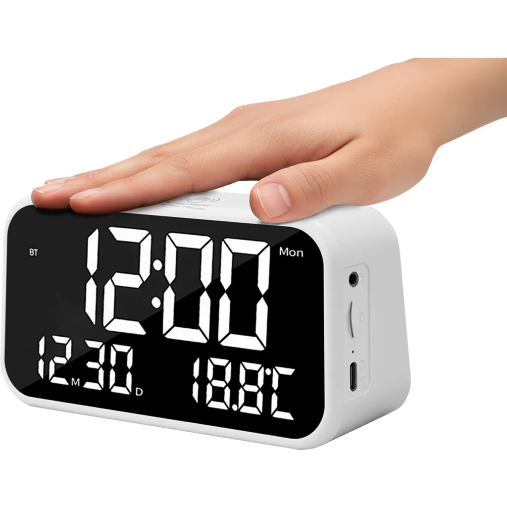 Imagen 4 de MLAB PARLANTE RADIO RELOJ DESPERTADOR TEMPERATURA CLIME CLOCK WHITE