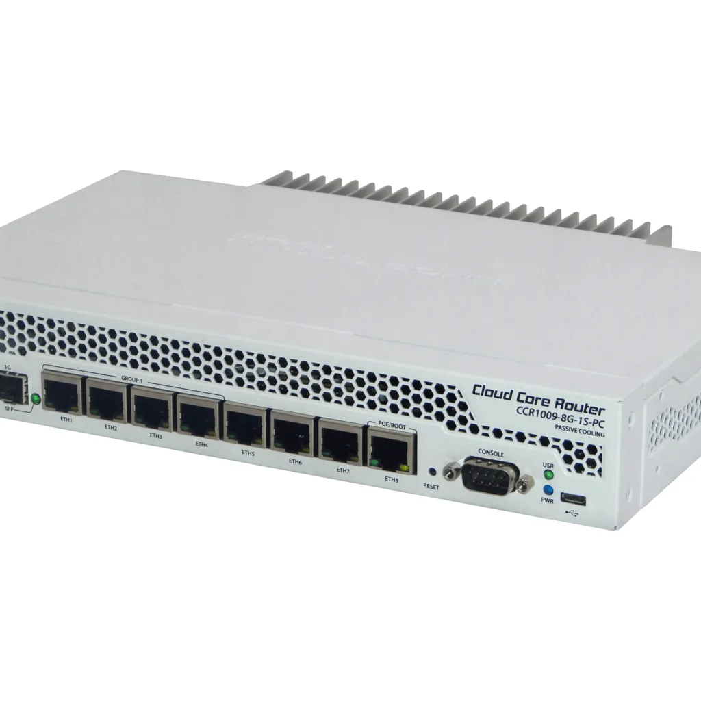 OFERTA MIKROTIK Cloud Core Router 1009-7G-1C-PC (RouterOS L6) with case