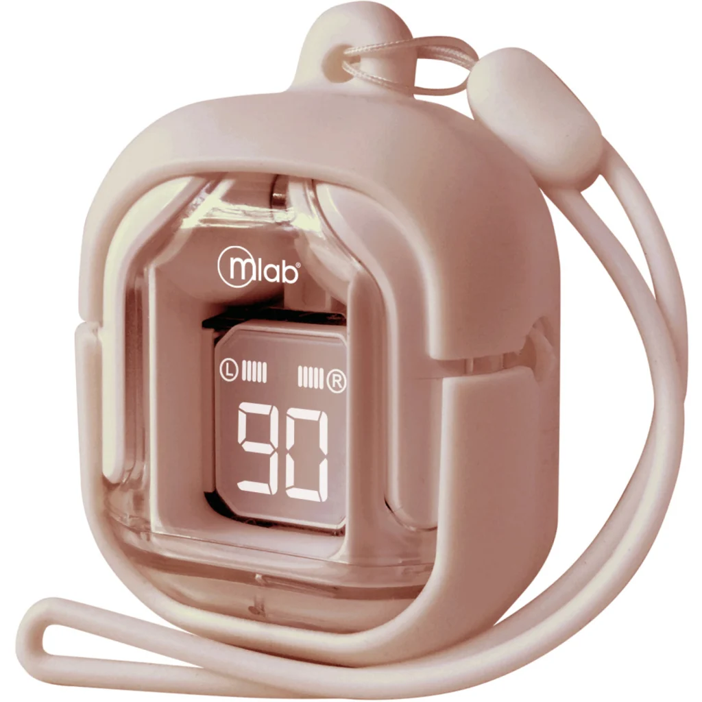Imagen 1 de MLAB AUDIFONO TWS GLASS CRYSTAL + SILICON CASE PINK