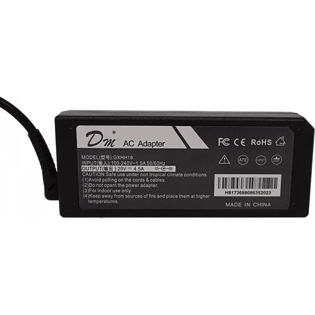 Plug Lenovo 20VDC 4,5A 90W Cargador Notebook Fuente Poder