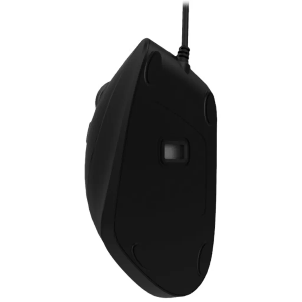 Imagen 13 de Mouse Ergonómico Alámbrico KlipX KMO-506 Óptico 1600dpi 6 Botones USB Negro
