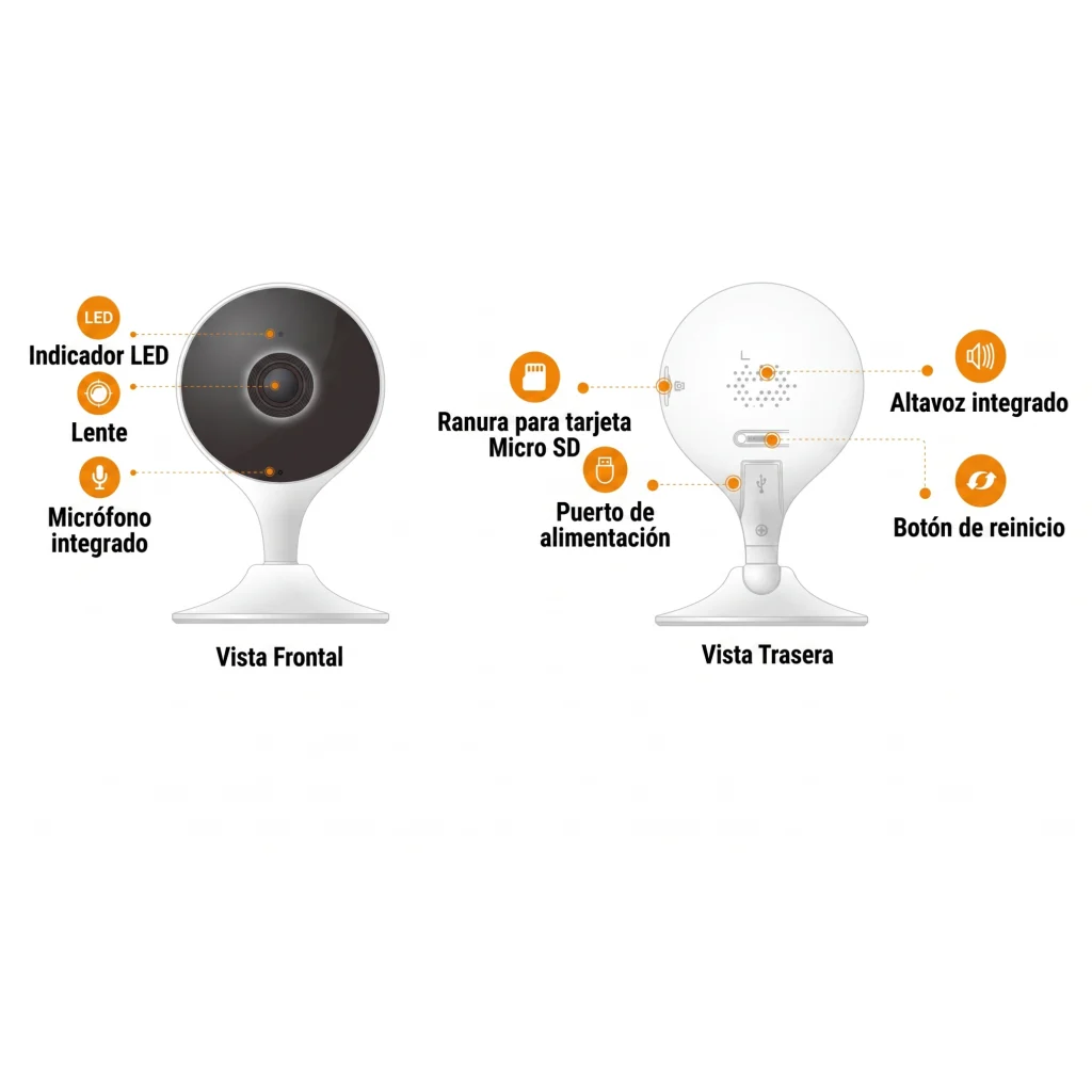 Imagen 3 de Cámara Imou IPC-C32EN, WIFI Tipo Cubo 3MP IR 10mts. Audio Bidireccional.