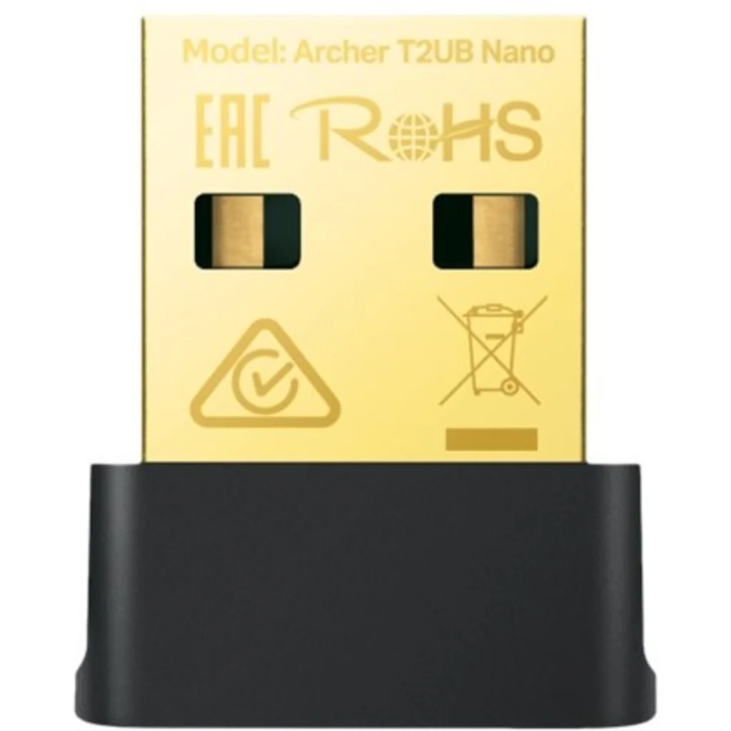 Imagen 1 de TP-Link Archer T2UB Nano V1 - Adaptador de red - USB 2.0 - Wi-Fi 5, Bluetooth 4.2