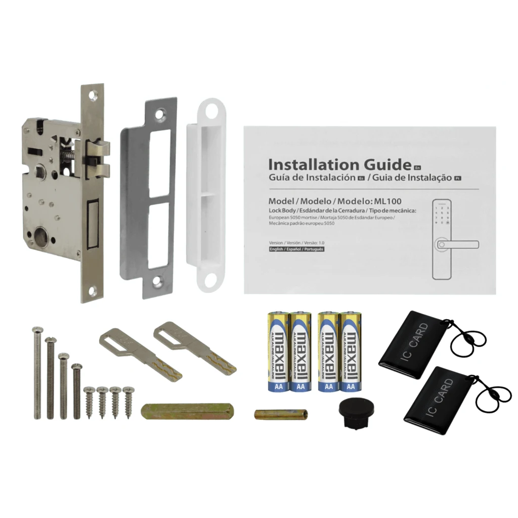 Imagen 2 de ML100. cerradura digital biometrica wifi bidireccional con verificacion por huel