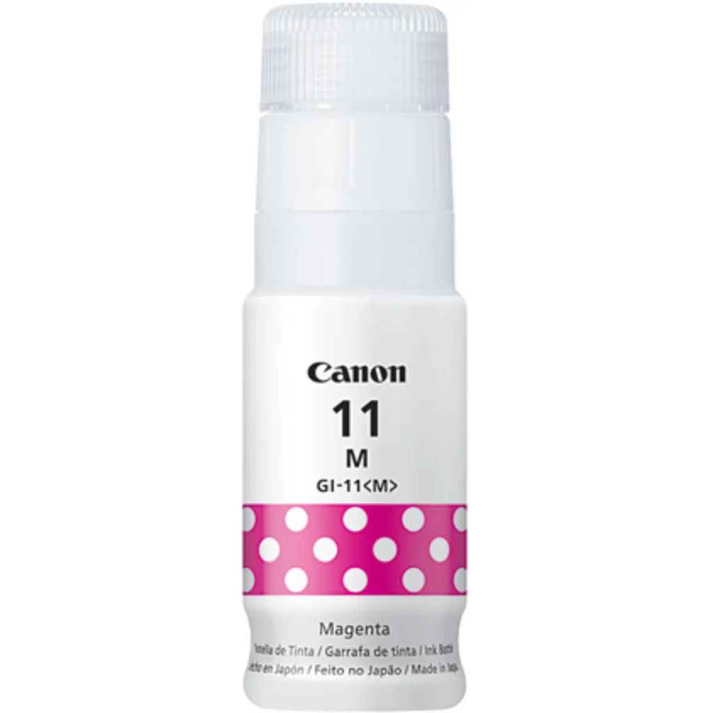 Botella de Tinta Canon GI-11M Magenta Rendimiento aprox 7.700 páginas 70 ml