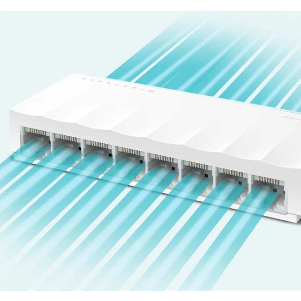 Imagen 4 de Switch de 8 Puertos 10/100Mbps de Escritorio Sin Gestionar 8 × 10/100mbps Ptos