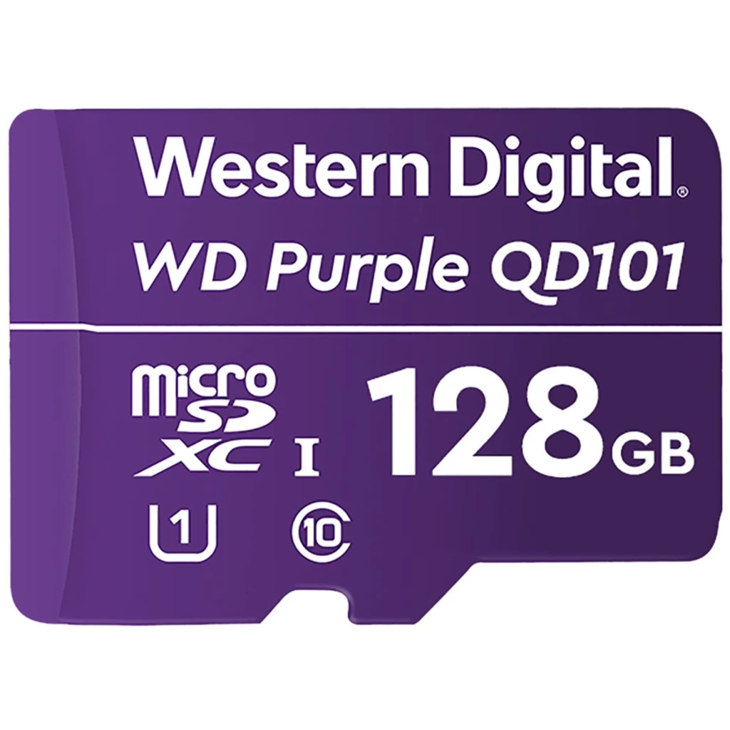 Imagen 1 de Memoria MicroSDXC 128GB Western Digital Surveillance Purple  UHS-I CL10 S/Adapt