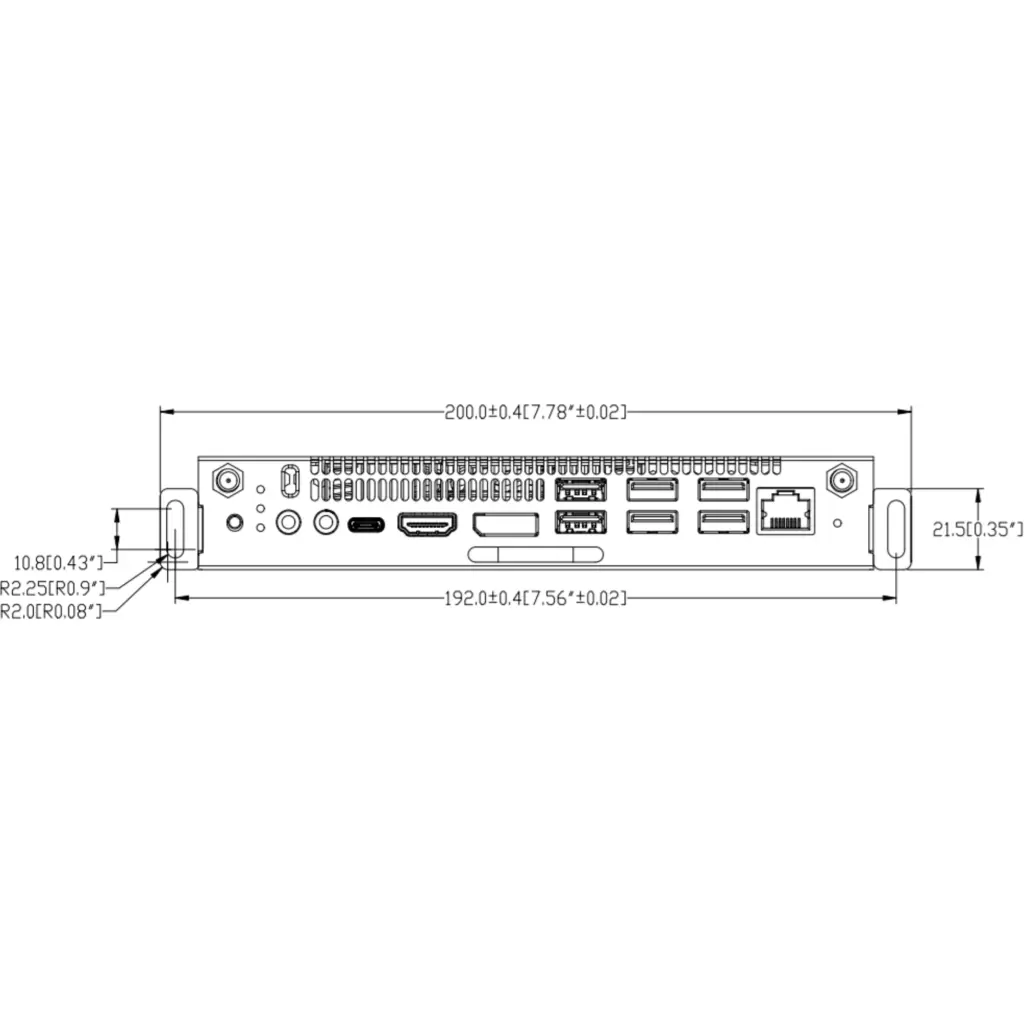 Imagen 1 de Modulo OPS Hikvision Core i5 12a Gen 8GB RAM ssd 256GB HDMI DP 4K