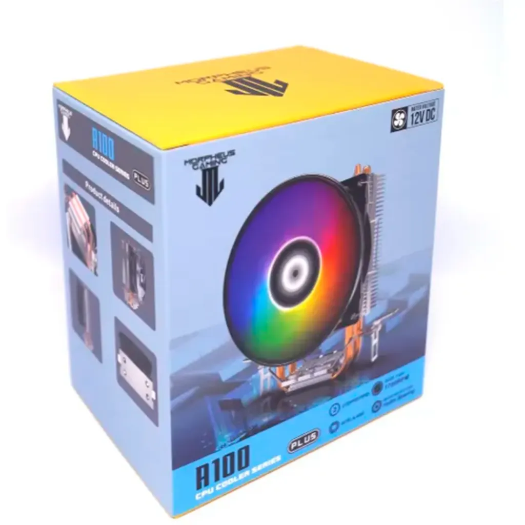 Imagen 7 de VENTILADOR CPU S/ 1700/ 1200/ 11151/ AM4 A100 ARGB MORPHEUS