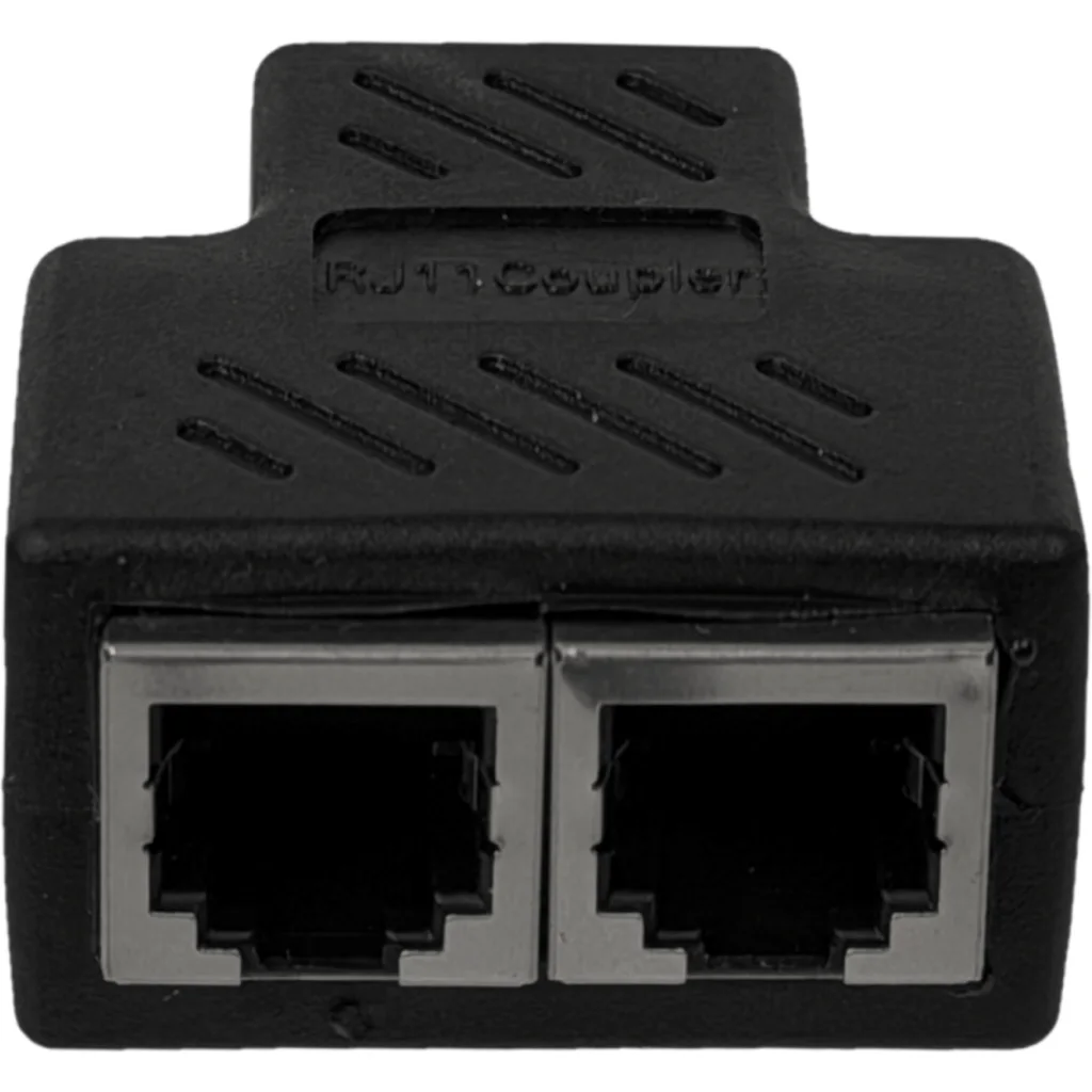Imagen 4 de Adaptador Hembra de Red Divisor de Cable 3-RJ11-H 6-pines