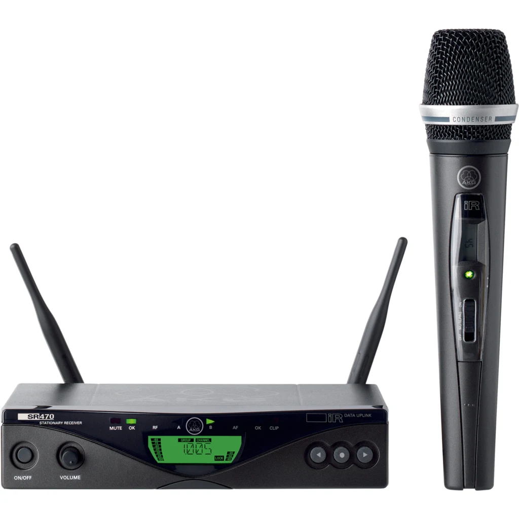 AKG WMS470 D5 Set - Micrófono Inalámbrico Profesional para Vocalistas