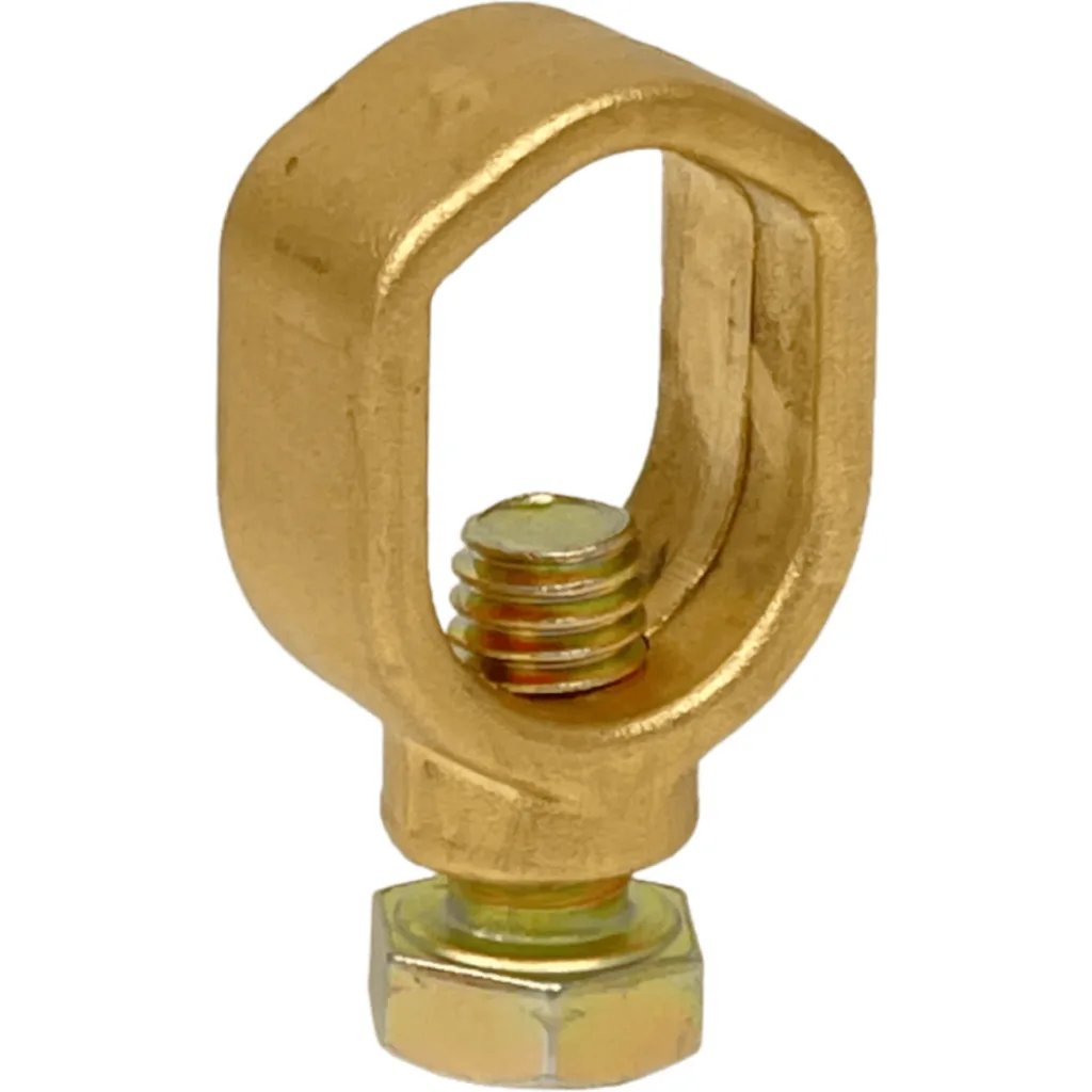 Conector Bronce Para Barra Toma Tierra de 3/4 5/8 1/2