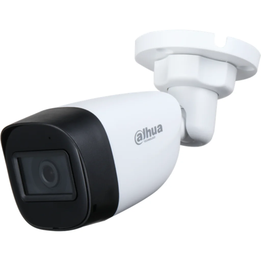Imagen 1 de DH-HAC-HFW1500CN-0360B-S2. Camara HDCVI Dahua 5MP tipo bala Lente fijo 3.6mm IR 