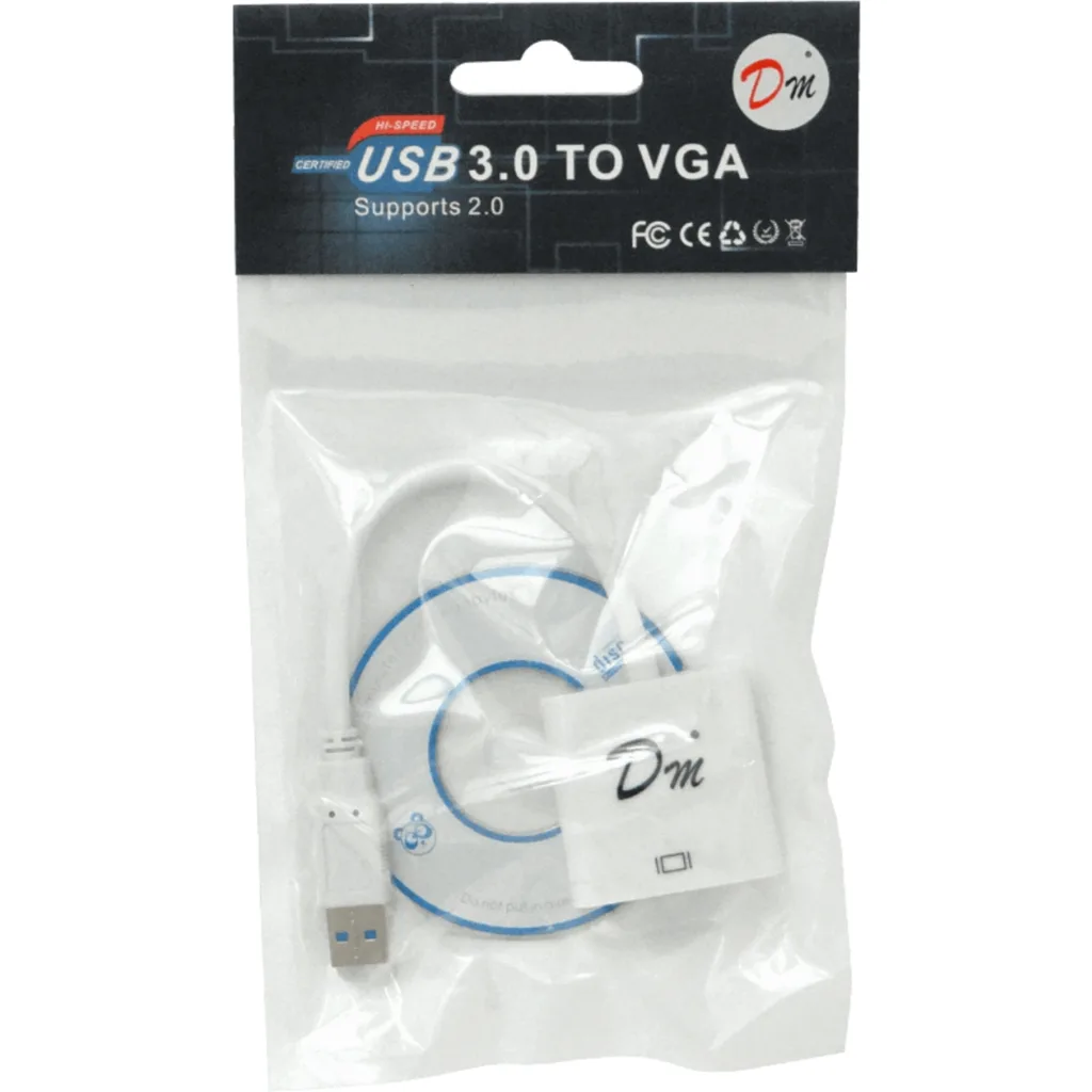 Imagen 2 de Adaptador USB-A USB 3.0 a VGA-H Longitud del CAble 10 cm Solo PC