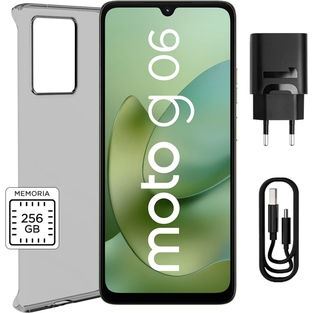 Celular Motorola Moto G06 Memoria 256GB RAM 4GB 50MP 6.8' Verde