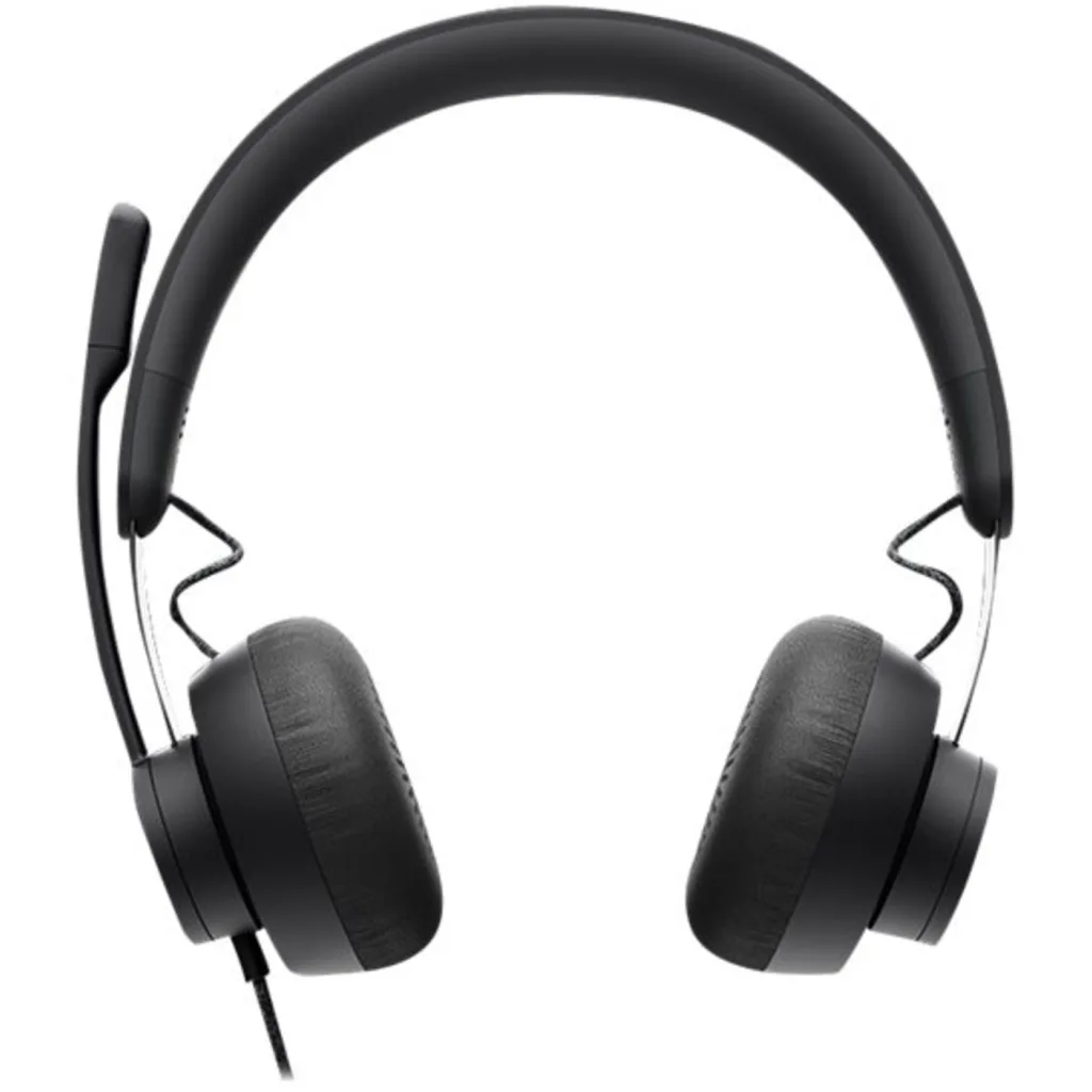 Imagen 3 de Audífonos Alámbricos Logitech Zone USB-C c/Micrófono Cancel Ruidos Negro p/Teams