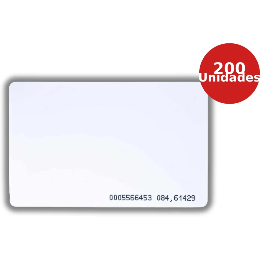PACK CREDENCIAL IMPRIMIBLE RFID UHF  PVC Card / 200 Unidades (Caja Abierta)