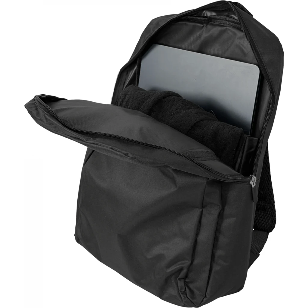 Mochila Negra Notebook 16-plug 33x40cm