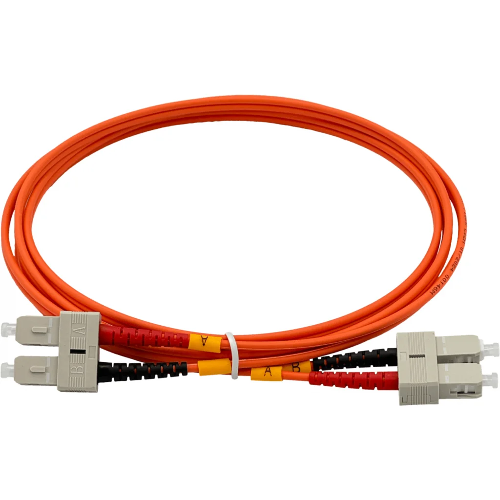 2mt SC-SC OM1 MultiModo MM Duplex Jumper Fibra 62.5/125um 3mm LSZH