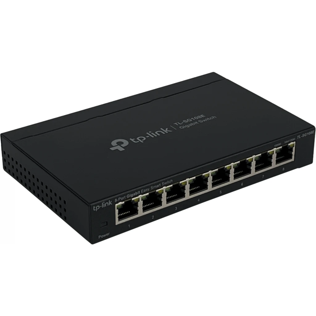 Switch TP-Link TL-SG108E 8-1000 Metálico Switch Smart Fuente 9V