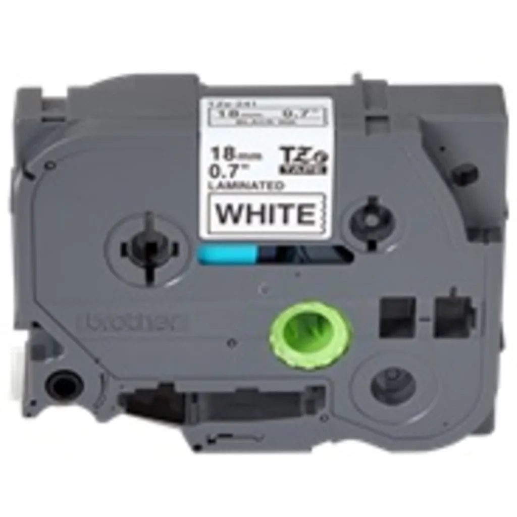 Brother laminated tape TZe241 black on white