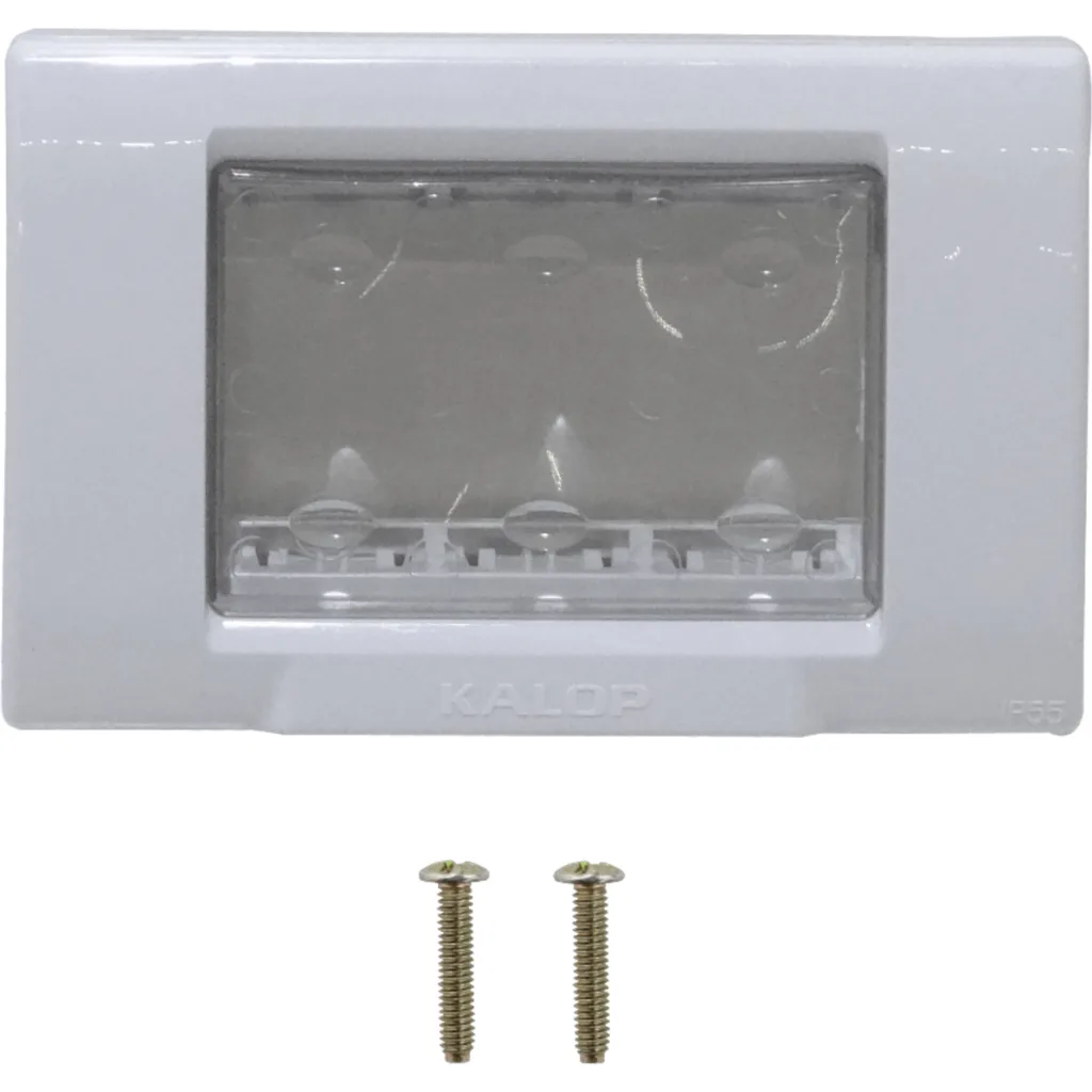 Imagen 1 de KALOP Tapa Exterior Porta 3-Modulos Gris IP55 3-Puestos Sigma KL42403