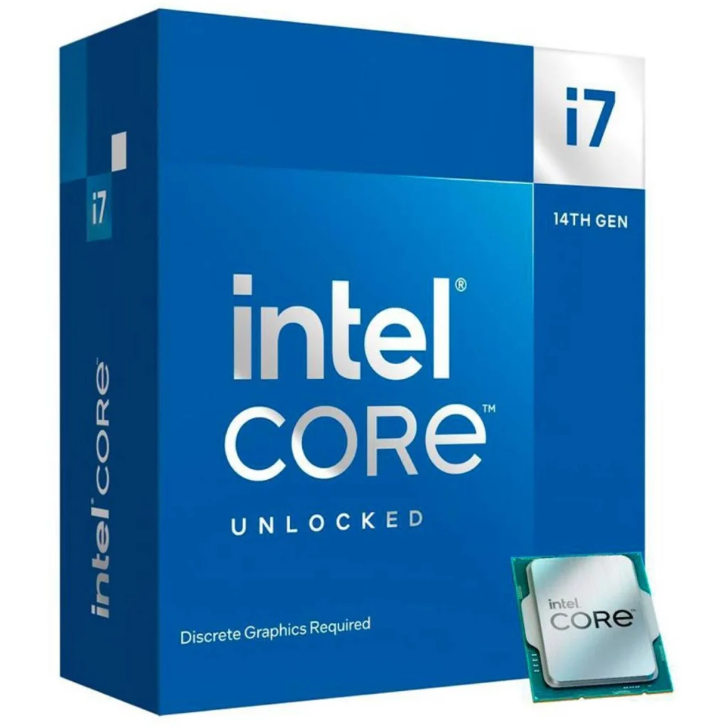 CPU Intel® Core I7-14700KF 14Gth 3.40-5.60GHZ Turbo 28MB 20 Núc LGA1700 F 