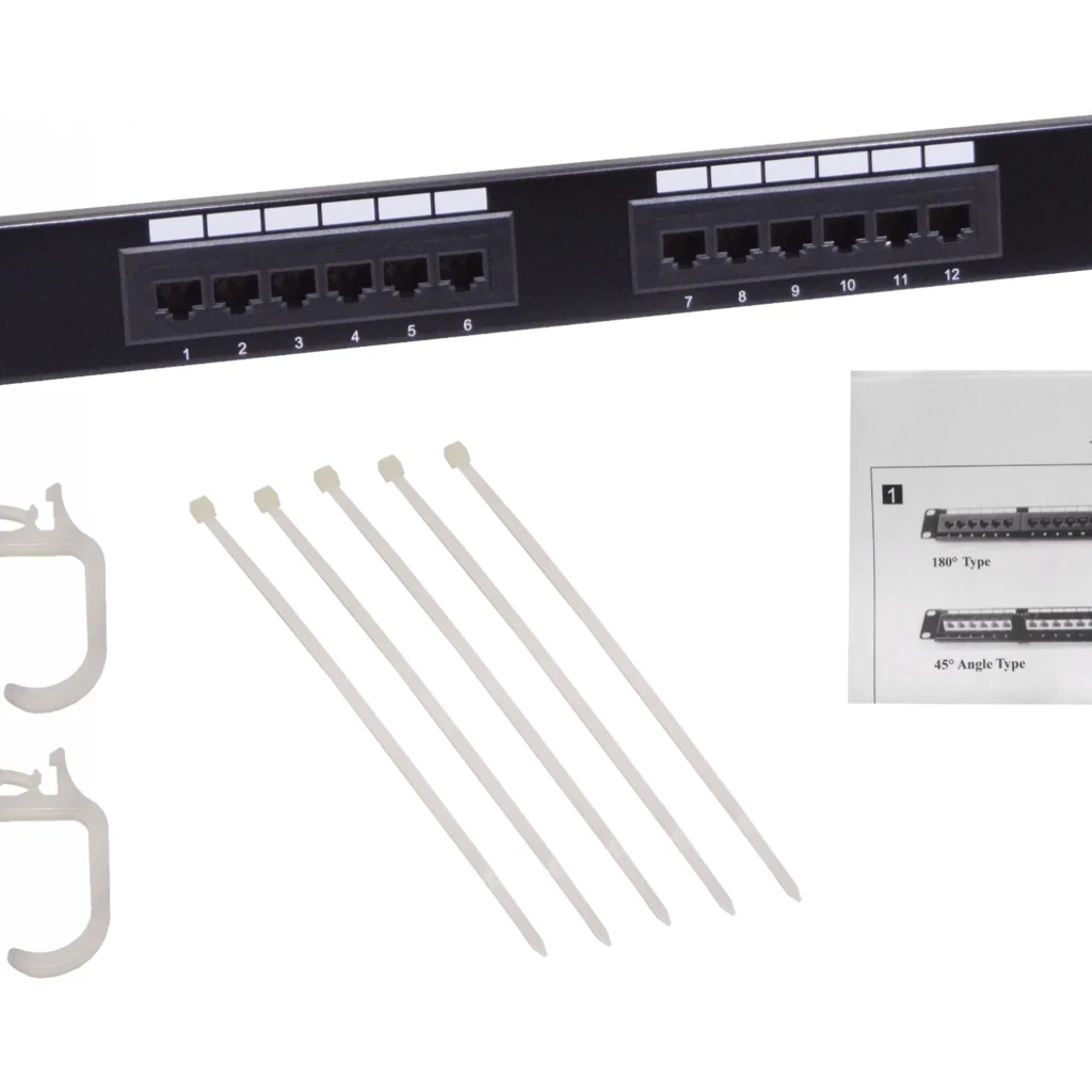 Patch Panel Linkmade 12-RJ45 CAT6 UTP 1U CERTIFIC UL