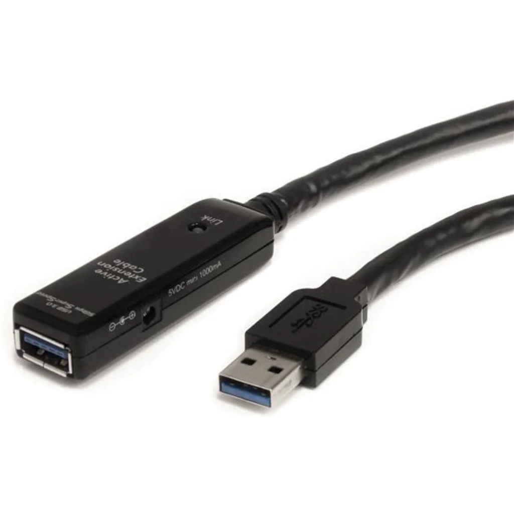 Imagen 0 de Cable Extensión USB 3.0 Tipo-A M/H Longitud 10 metros Negro - StarTech