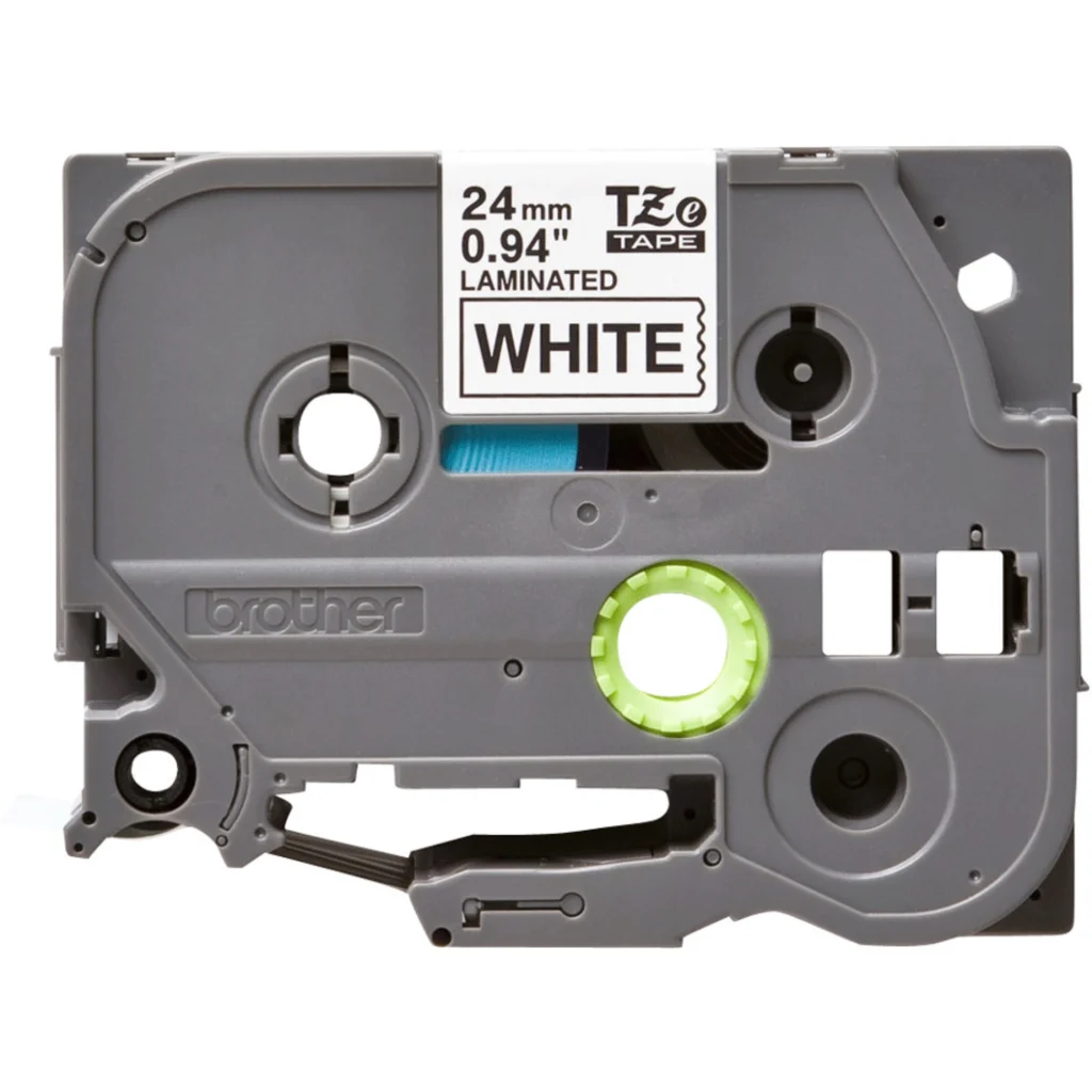 Imagen 4 de Cinta Rotuladora Brother TZE-251 Negro sobre Blanco 24mm 8MTS PT-2730VP PT9700PC