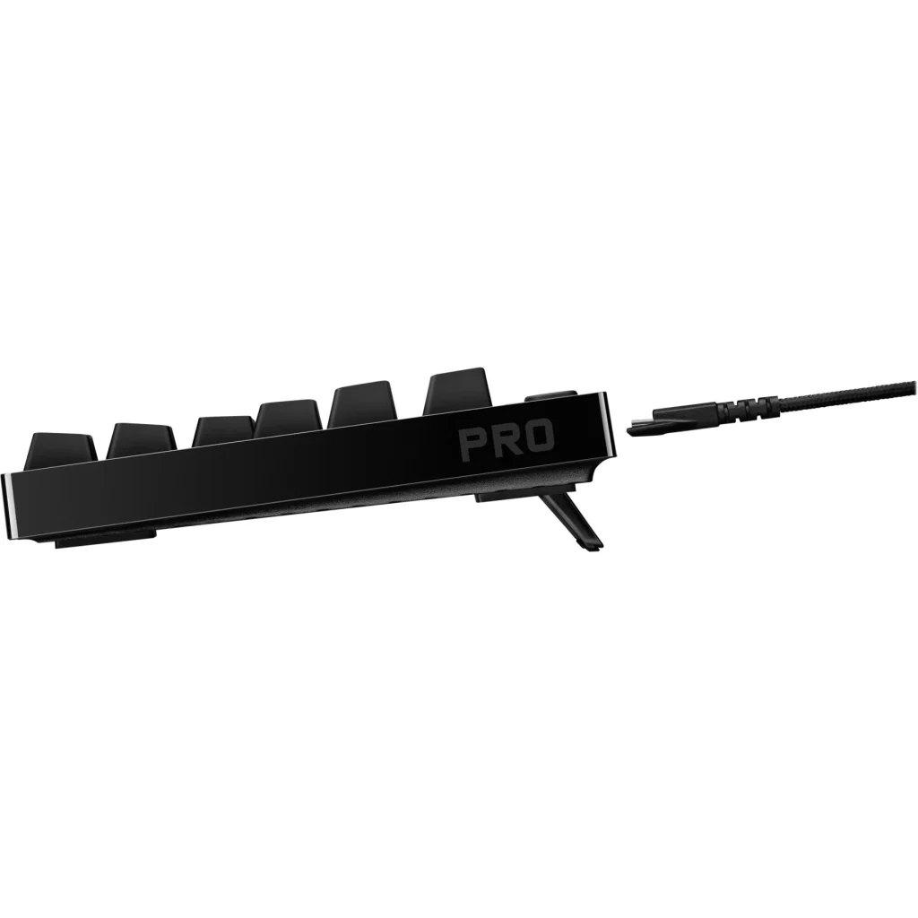 Imagen 5 de Teclado Gamer Alámbrico Logitech G Pro RGB Mecánico Switch GX Blue Color Negro