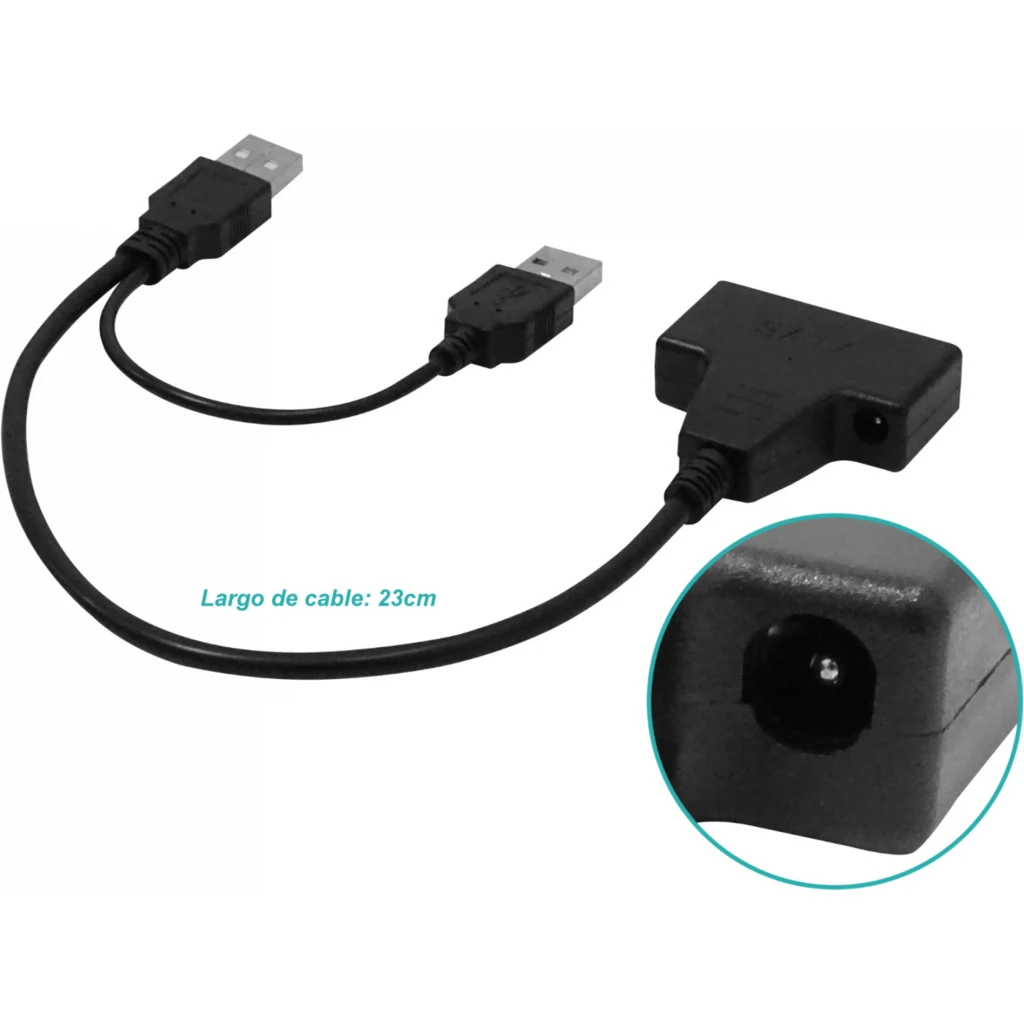 Imagen 1 de Adaptador SATA USB 3.0 Disco Duro Externo 2,5/3,5 inc-Fuente-12V-2A
