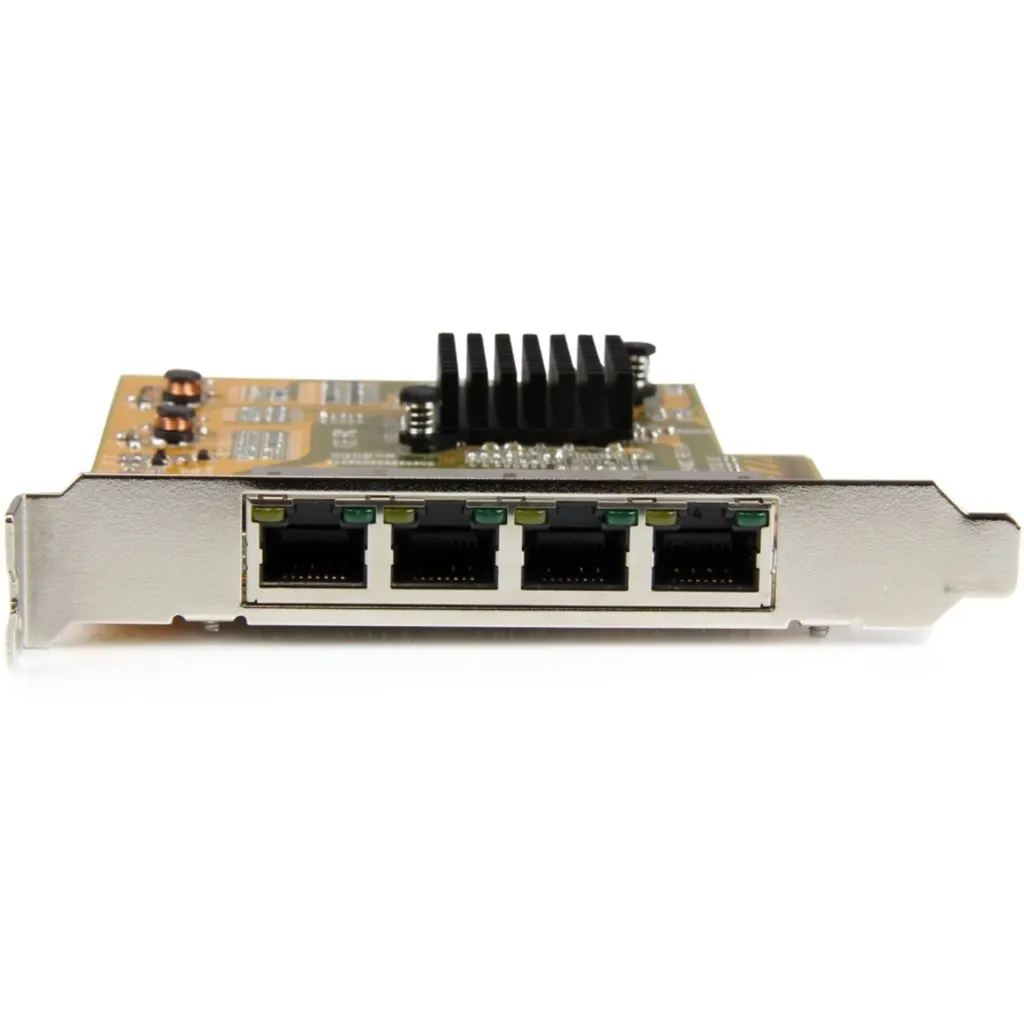 Imagen 2 de Tarjeta de Red StarTech 4 Puertos RJ-45 10/100/1000Base-T Gigabit 1Gbps PCIe x4 