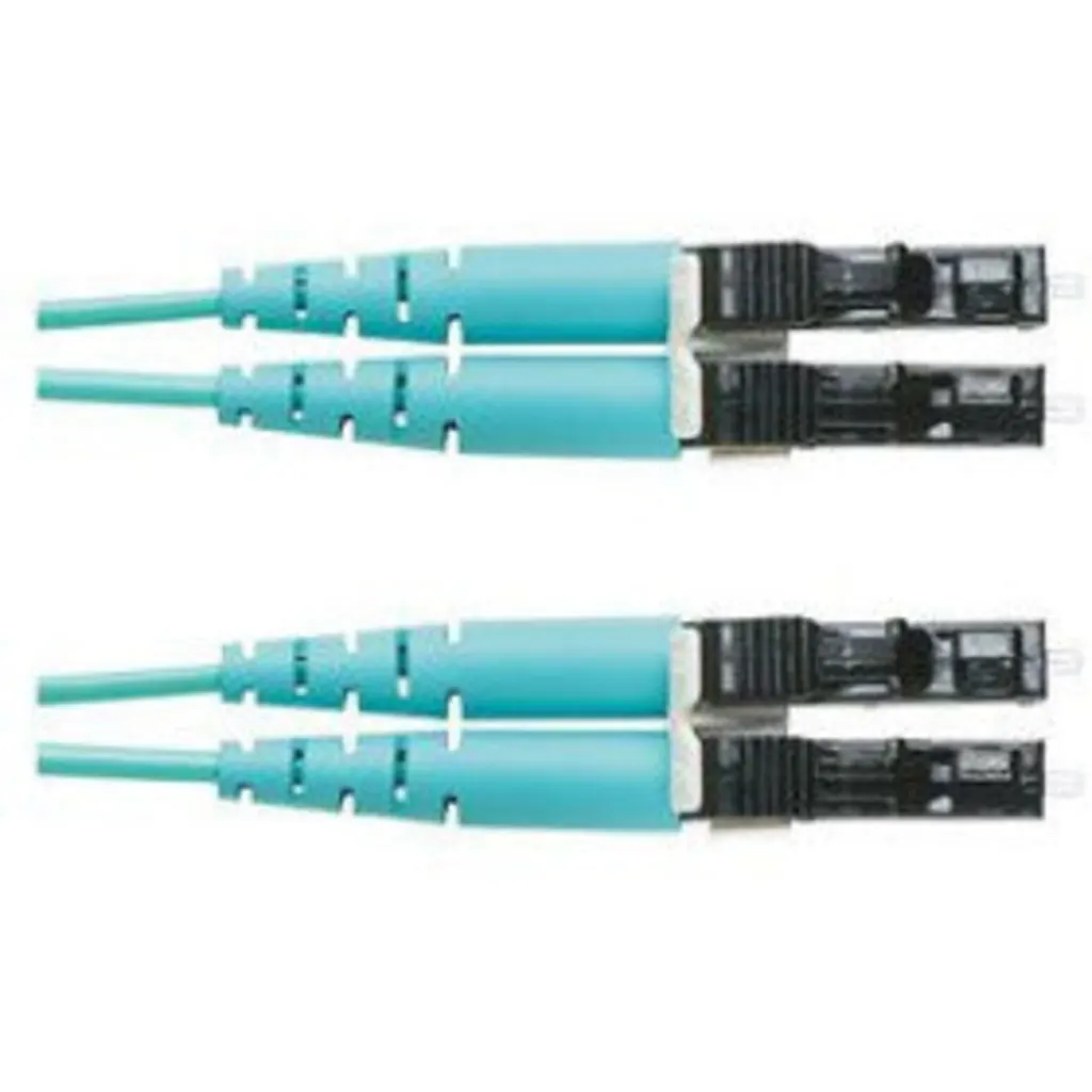 Panduit Opti-Core - Patch cable - LC multi-mode (M) to LC multi-mode (M) - 10 m - fiber optic - 50 / 125 micron - OM3 - riser - aqua