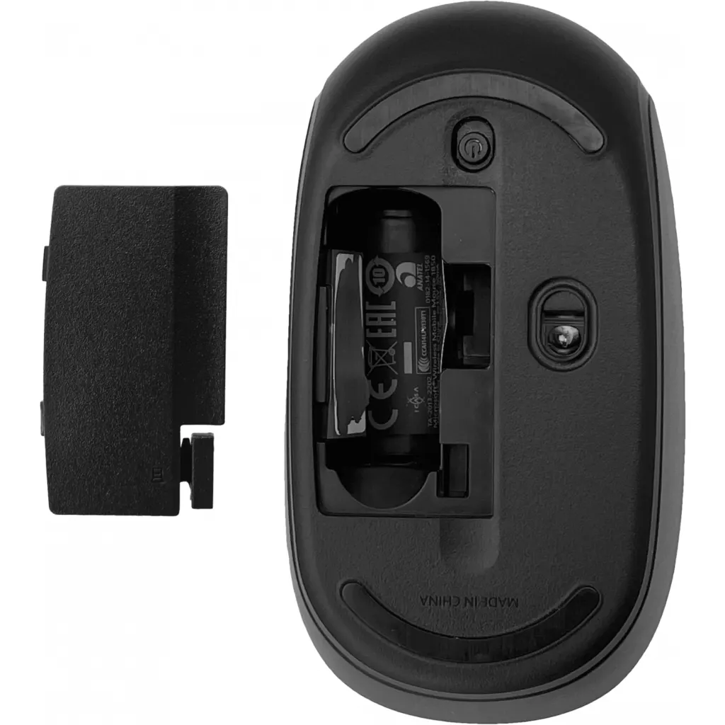 Imagen 4 de Mouse Negro USB-AM inalambrico 2,4GHz req/1-AA Black