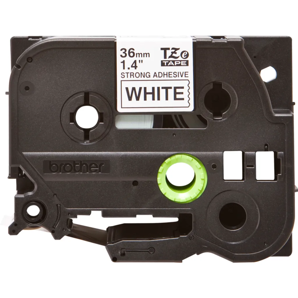 Imagen 3 de Cinta Rotuladora Brother TZE-S261 36mm Black on white tape