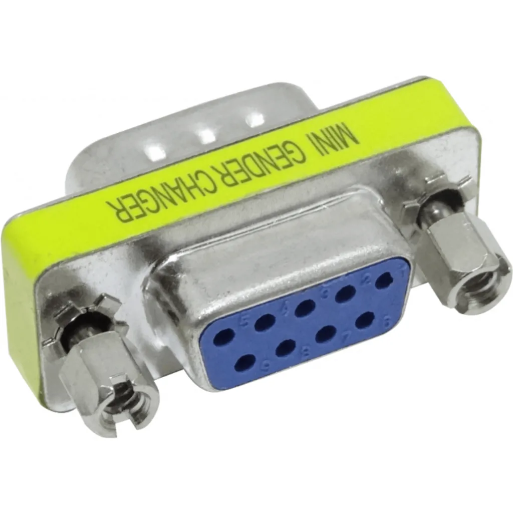 Conector Serial Macho a Hembra DB9 sin Cable de 09/HM
