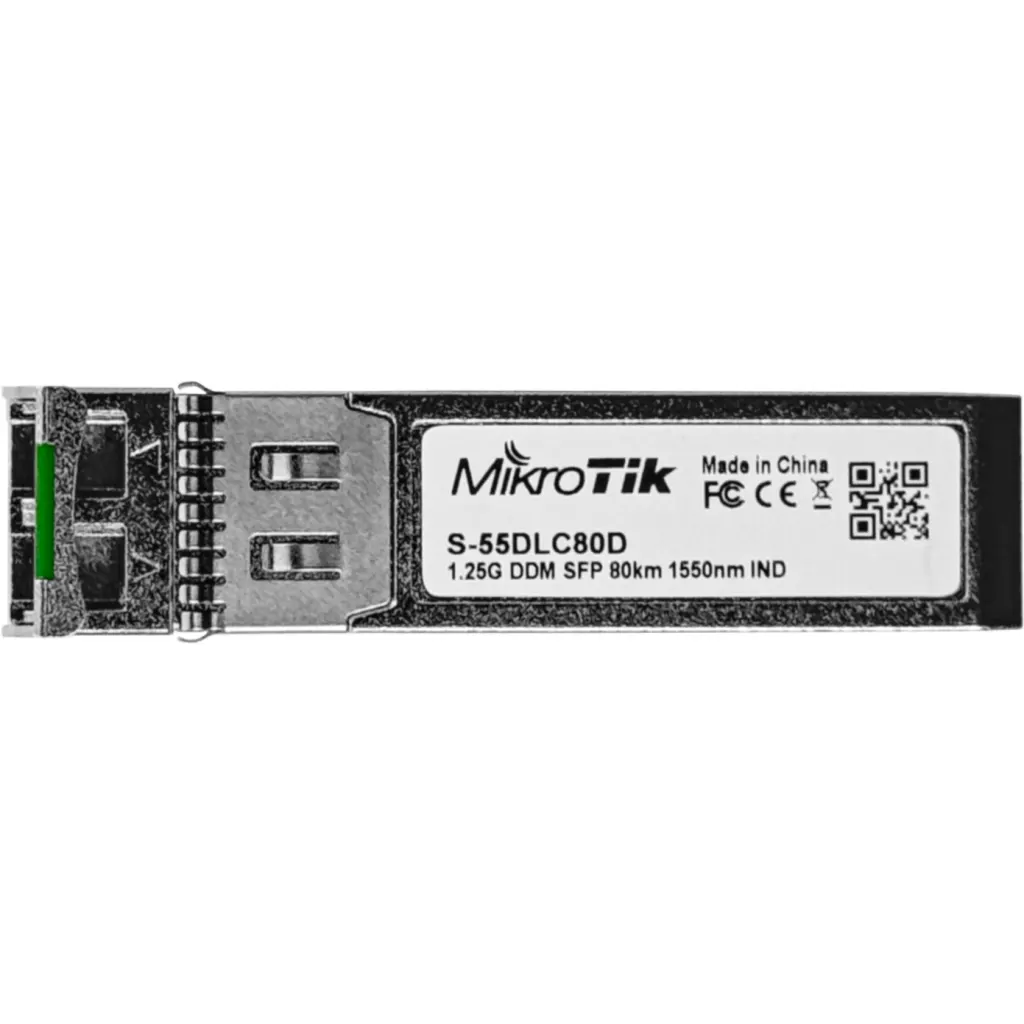 Mikrotik SFP module 1.25G SM 80km 1550nm Dual LC-connect DDM