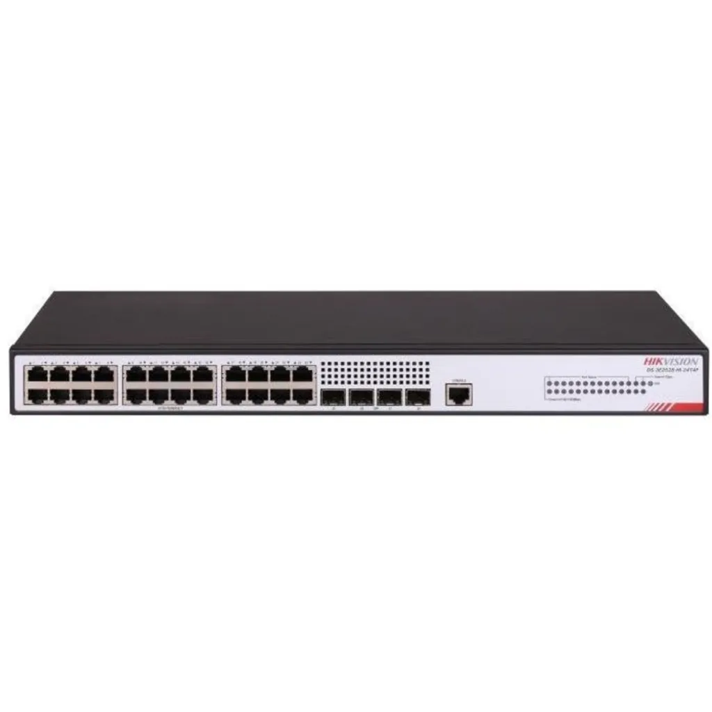Imagen 2 de Switch Managed Hikvision 24 GE RJ45, 4 GE SFP, Smart L2+