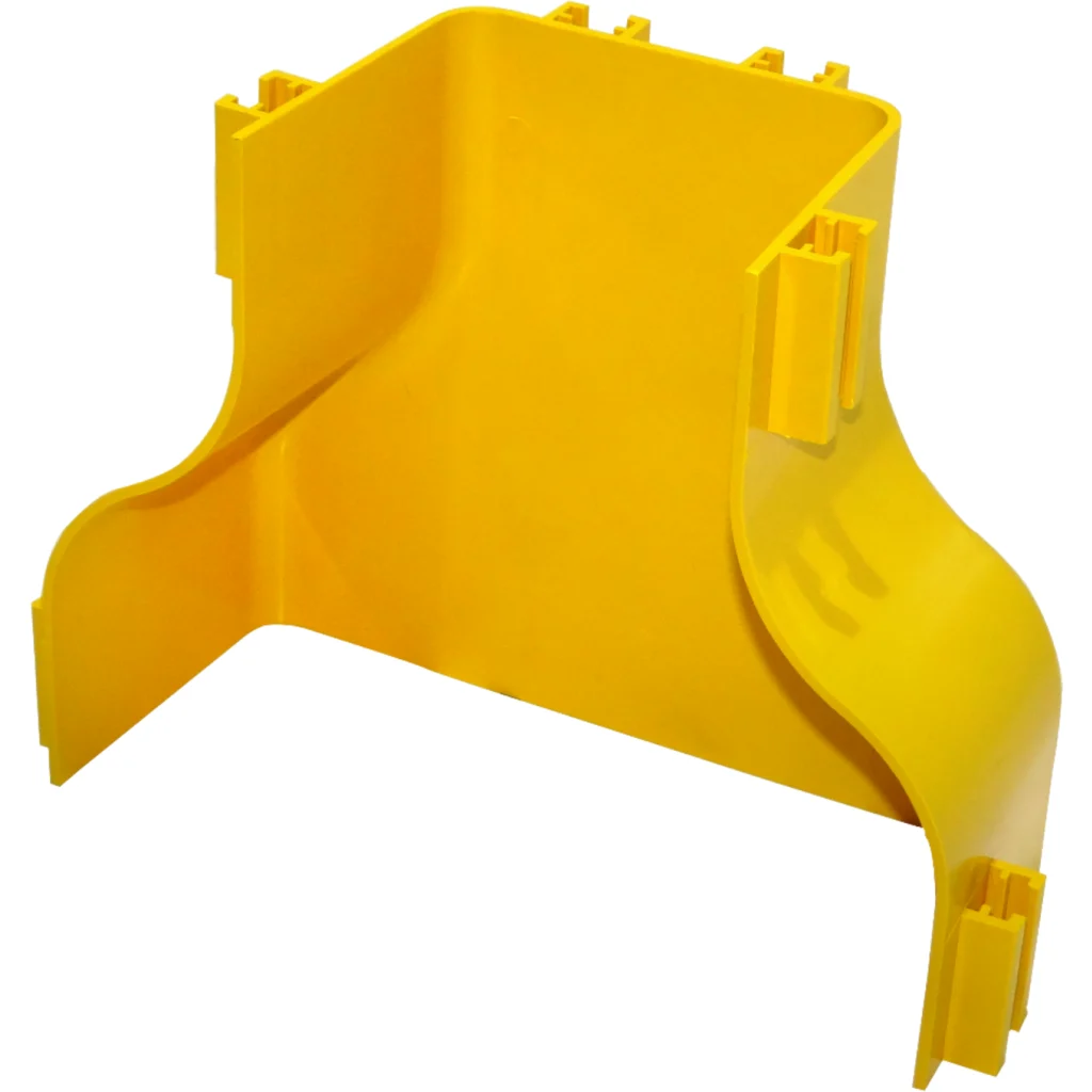 Imagen 3 de 240x100 a 120x100mm Union Amarilla PC+ABS LSZH Convertidor Macho