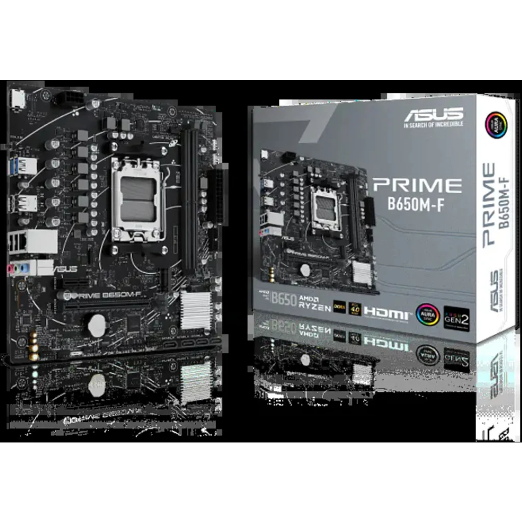 Tarjeta Madre Asus PRIME B650M-F Socket AM5 2*DIMM DDR5 HDMI LAN1GB mATX