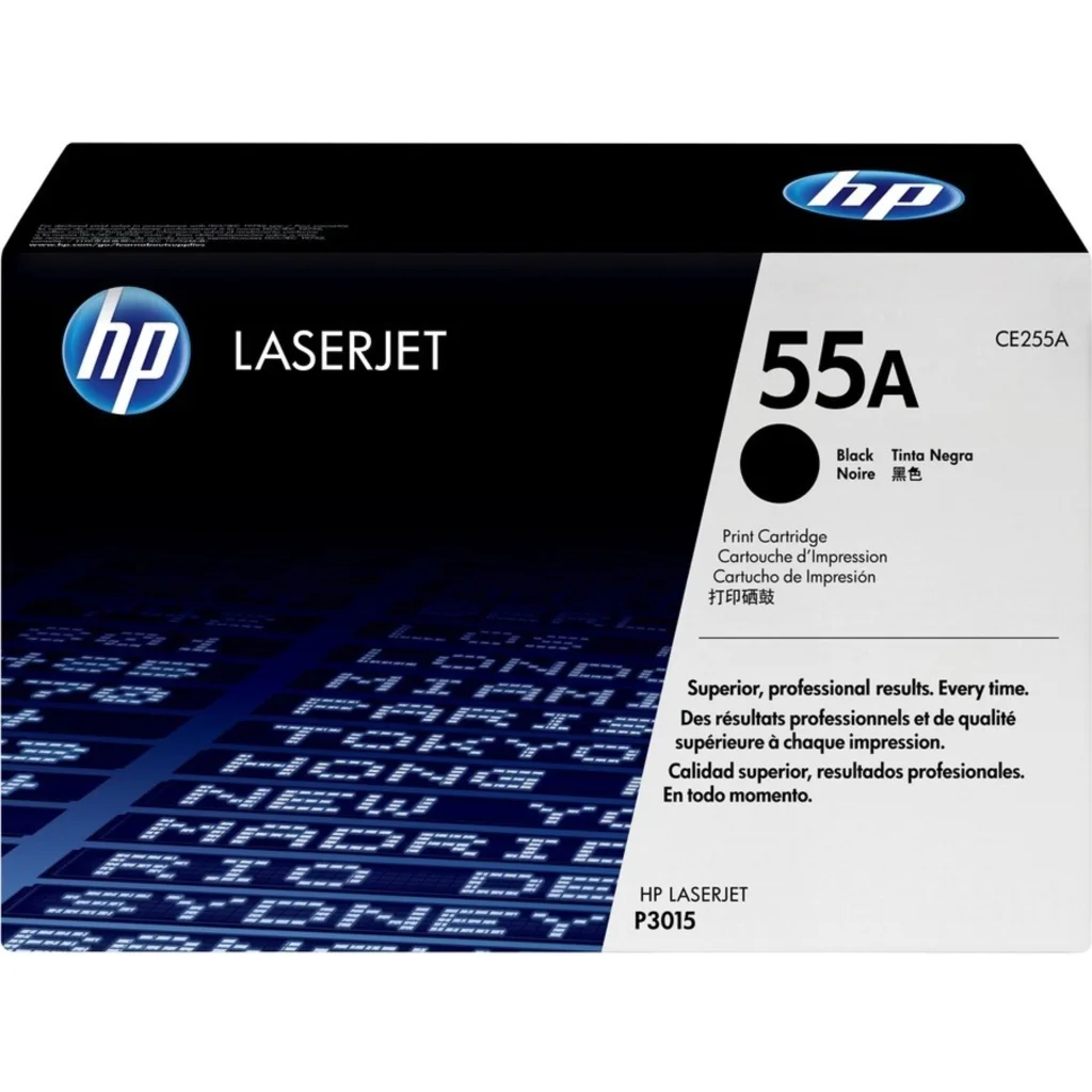 Toner HP 55A Negro para Impresoras LaserJet P3015/Pro M521/M525, 6000 Páginas