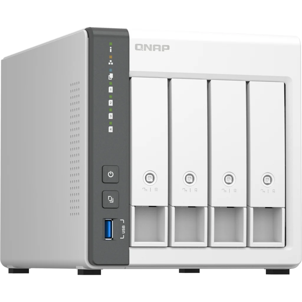 Imagen 3 de NAS QNAP TS-433-4G-US, 4 Bahias Quad-Core RAM 4GB 4*SATA 6Gb/s
