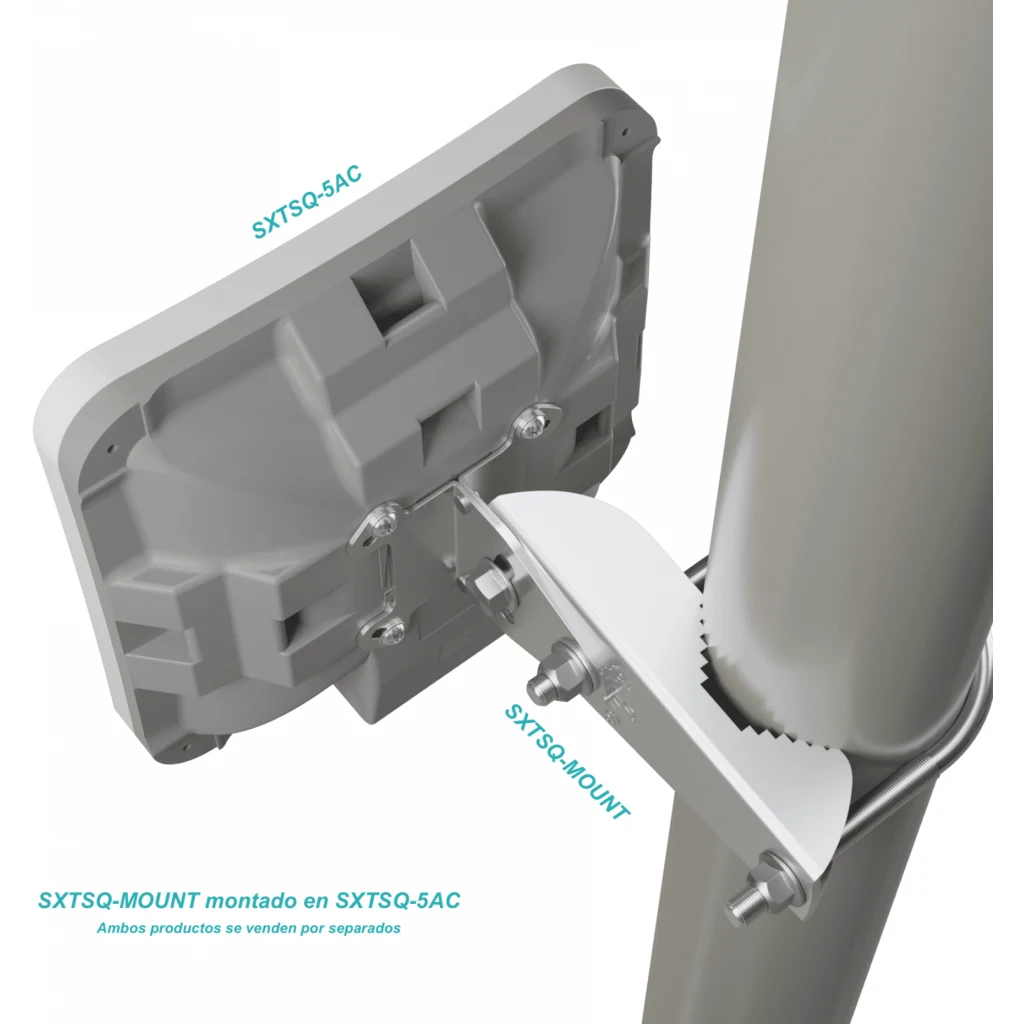 Imagen 3 de MIKROTIK Soporte con Alineacion 45-Grados Para Modelos SXTsq-XXXX