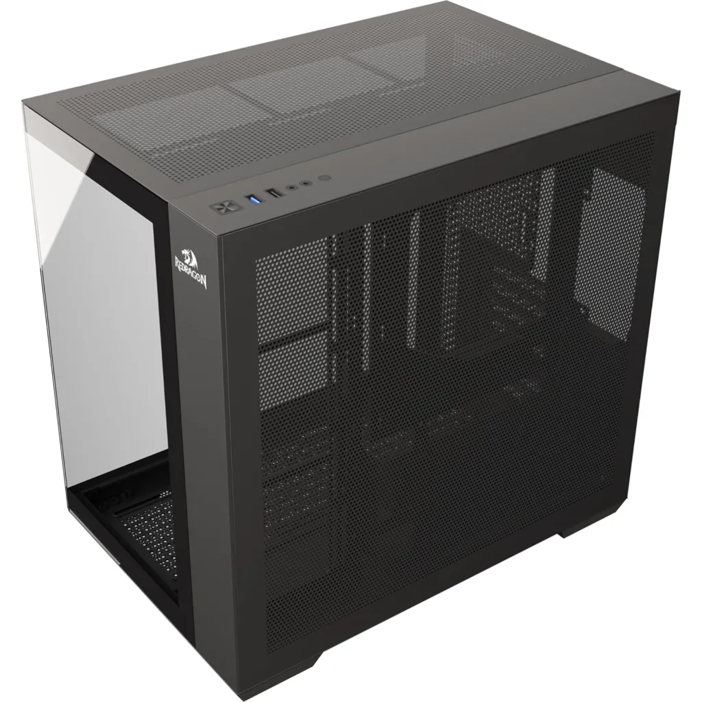 Imagen 4 de Gabinete Gamer Redragon GC-623, Mini Torre ATX Vidrio templado Negro