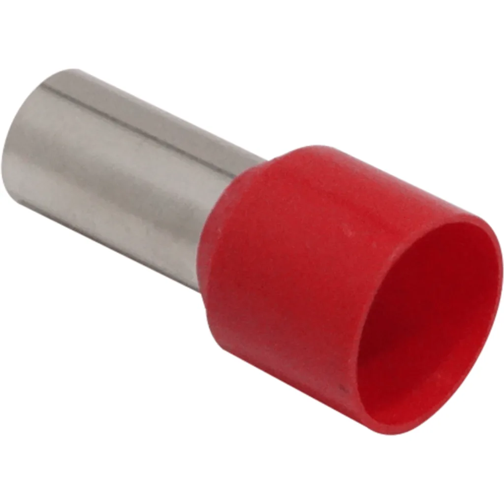 Imagen 2 de Rojo 35,0mm2 16/30,0mm 25-unid AWG2 Ferrules Terminal Aislado Crimp