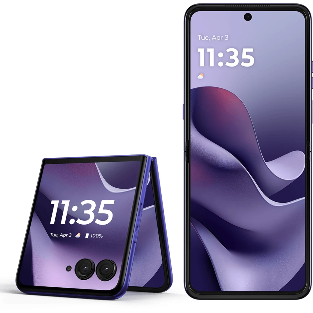 Imagen 1 de Celular Plegable Motorola Razr 70 Ultra 5G 1TB 16GB RAM Azul (Orient Blue)