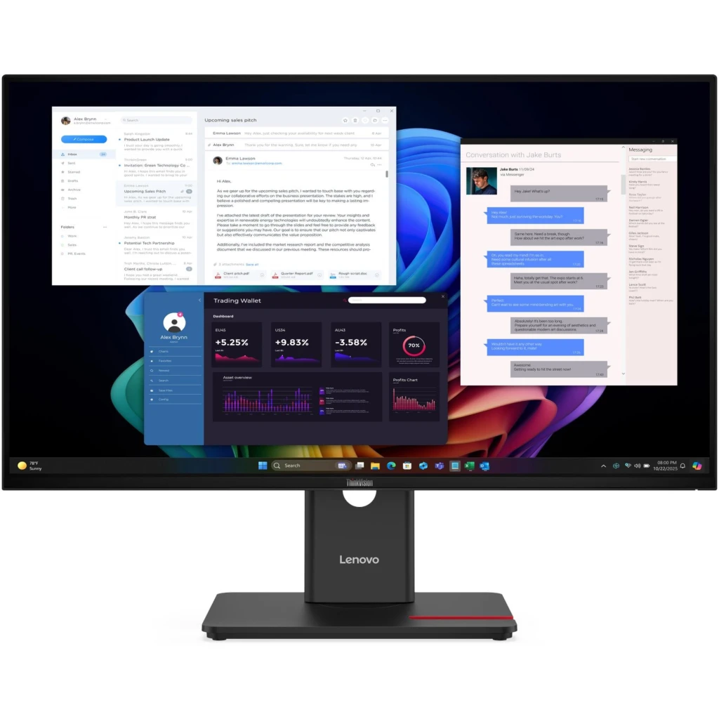 Imagen 2 de Lenovo ThinkVision ThinkVision T27UD-40 [64AFGAR2CL]