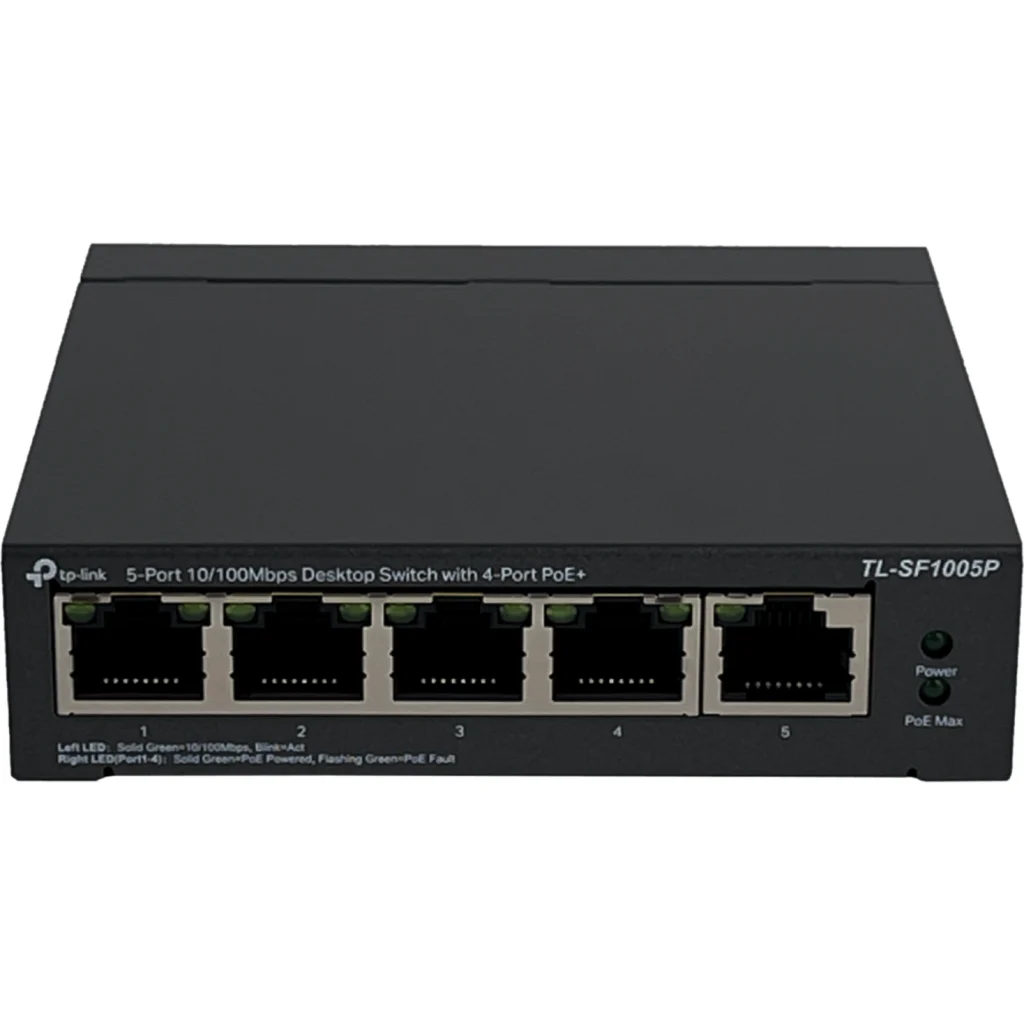 Imagen 6 de Switch TP-Link TL-SF1005P, 5 Puertos RJ45, 10/100 Mbps, Protección de sobrecarga